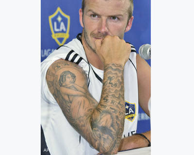 david beckham 2011 tattoo. David Beckham Tattoo Sleeve