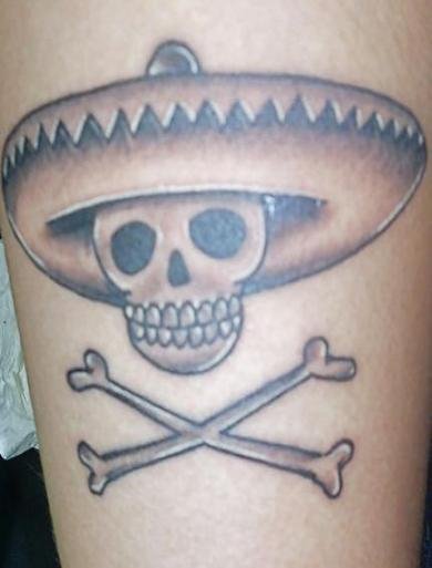 mexican skull tattoo. Print Mexican Skull Tattoos