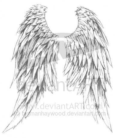 Wings  Cross Tattoo on Tribal Tattoos Of Angel Wings  More Great Angel Wings Tattoo