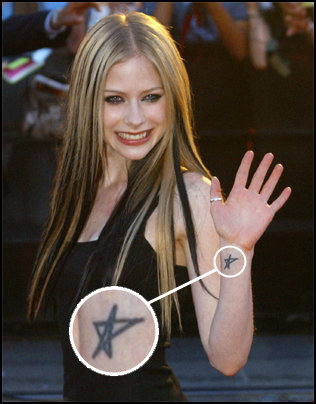 avril lavigne tattoo. and Avril Lavigne Dating!