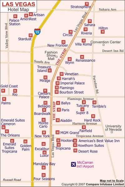 vegas strip map. las vegas strip map with