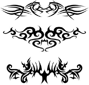 Tribal Flower Hip Tattoos feminine tribal tattoos
