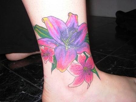 black and white tattoos of lilies. makeup LILIES TATTOOS BLACK
