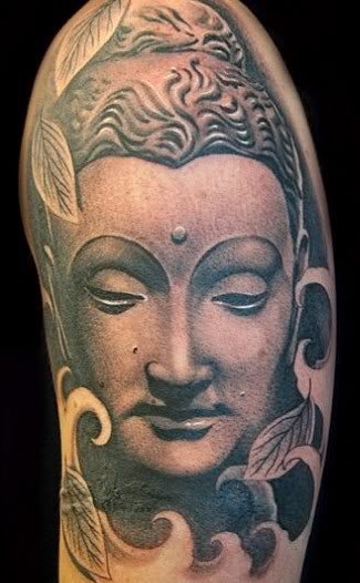 Buddha tattoos are very popular in world