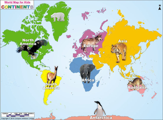 world map for kids. World Map for Kids