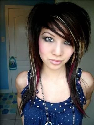 medium length emo hairstyle. Emo Hairstyles For Girls With Medium Length Hair. Trendy Medium Length Emo
