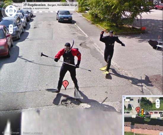 google street view funny. street view funny. Google