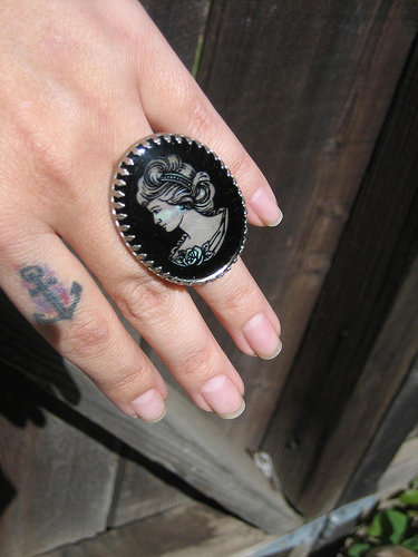 victorian tattoos Victorian cameo tattoo Victorian cameo tattoo