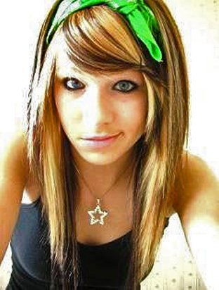 Emo hairstyles for girls with