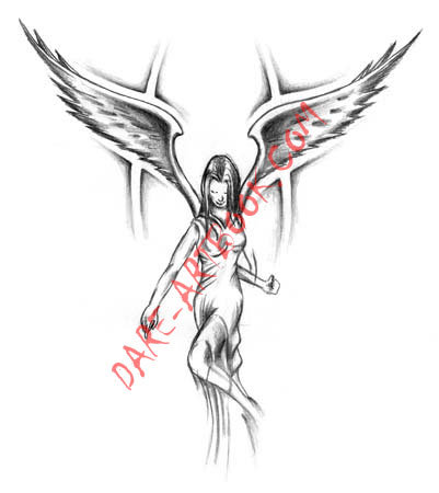 free angel tattoo designs. Free Angel Tattoo Designs and