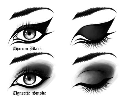 Goth Makeup Designs