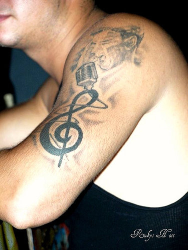 Tattoo Designs Symbols Feb 28 2008 Eyeball Tattoos Clef Music Note Tattoo 
