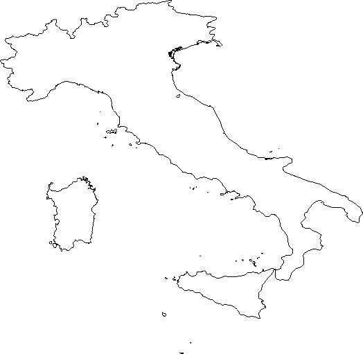 Blank+italy+map+outline