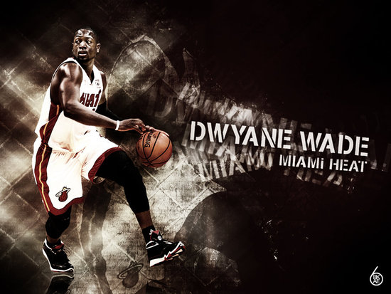 dwyane wade lebron james chris bosh_03. dwyane wade dunking on kevin