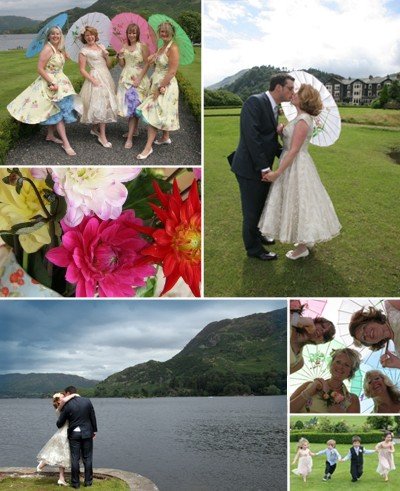 Sarah and Jason held their fab 50s style wedding beside Lake Ullswater last
