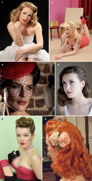 50s hair and makeup. 1950s style wedding hair