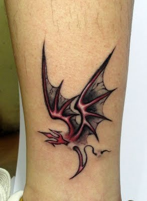 Dragon+with+dragonfly+wings+tattoo