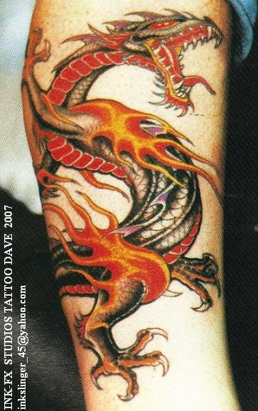 Asian Dragon Tattoo Designs