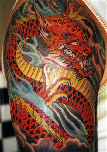 Dragon Sleeve Tattoos