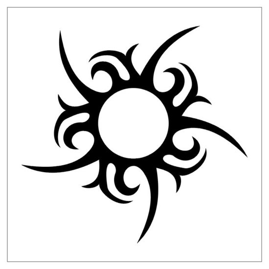 tribal sun tattoos tattoos letters tattoos under breast 