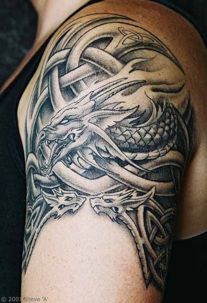 dragon tattoos men arm. Dragon Tattoos for Men on Arm