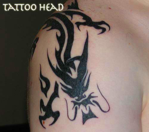 cool half sleeve tattoo ideas. Dragon Half Sleeve Tattoos