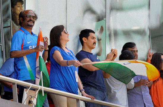 world cup final 2011 cricket. Rajini In 2011 World Cup Final
