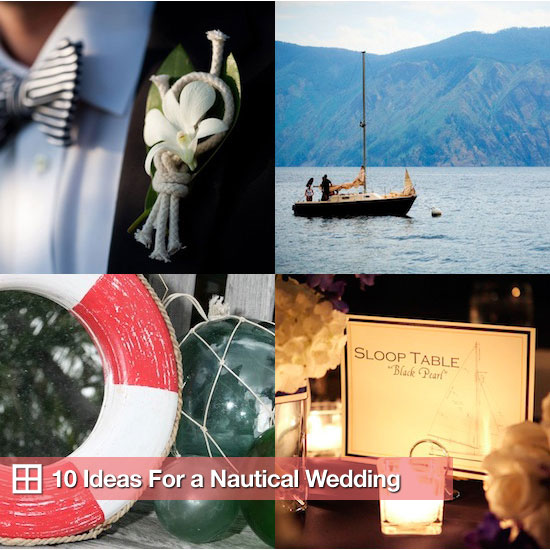 10 ways to add a nautical theme to your wedding 