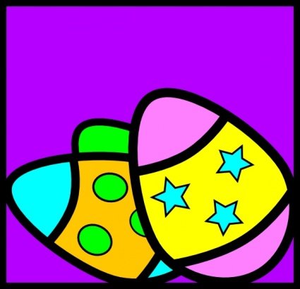 little easter eggs clipart. easter eggs clipart black and