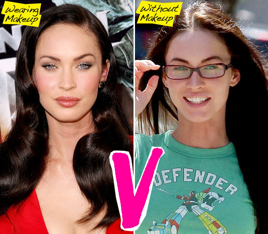 celebs without makeup megan fox. megan fox without makeup ugly.