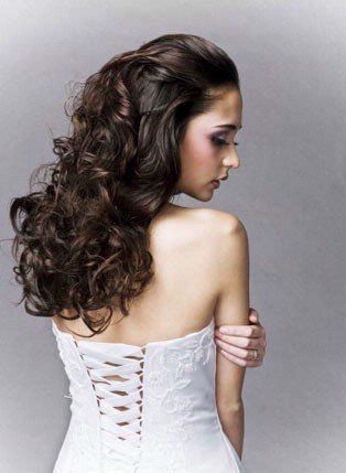 curly half up half down prom hairstyles. Curly Down Prom Hairstyles