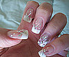 Metallic French Manicure