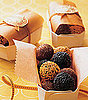 Black and Orange Truffles 