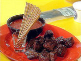 Steak Bites With Bloody Mary Dipping Sauce
