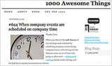 Website of the Day: 1000 Awesome Things