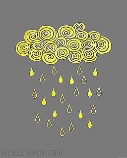 Etsy Finds: Gray and Yellow Artwork