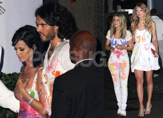 Photos of Russell Brand at Katy Perry's 25th Birthday Party, Taylor Swift at 