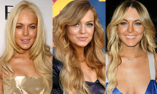 lindsay lohan hair blonde. She#39;s been londe for a while