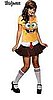 Cartoon Characters on the Top, Sexy School Girls on the Bottom
