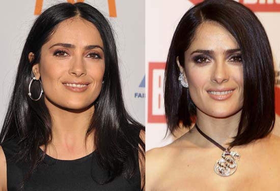 salma hayek hair styles