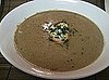 Mushroom Soup With Blue Cheese Toasts