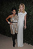 Designer Monique Pean and Jessica Stam