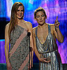 Nicole and Kate Shining at the Mic