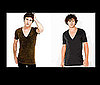 Low V-Neck Shirts
