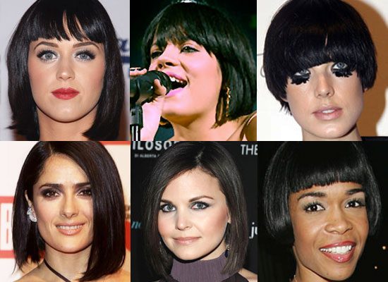 lily allen bob with fringe. Another type of ob we saw