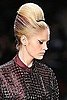 Makeup: YSL did "Fellini eyes" but it wasn't the only time we saw dramatic liner on catwalk lids. 