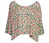 Coral Roses Crop Tee $50 @ Topshop
