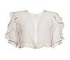 <b>Delicate Ruffles</b>. Frill Silk Bed Jacket $90 @ Topshop
