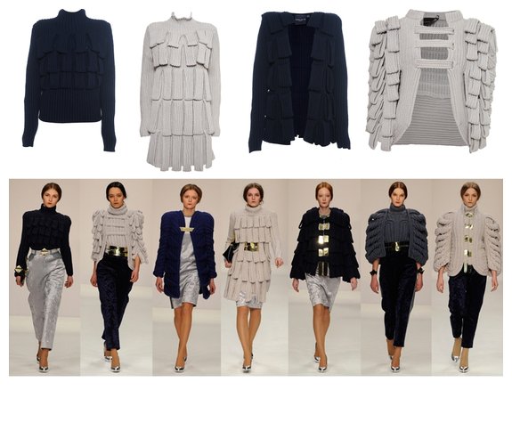 designer knitwear presentation