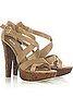 Miu Miu Cross-over Platform Sandals $595 @ Net-a-Porter 